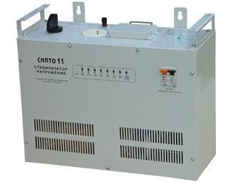Стабилизатор напряжения Volter СНПТО-11 ПТТ Мощность 11 кВт, 13,8 кВА Uвх: 145-255 В Uвых:220 В -1.5% +0.7%Напряжение     220 V