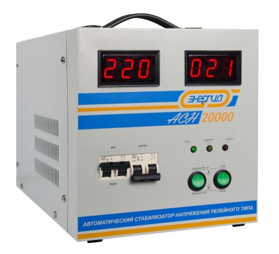 Однофазный стабилизатор напряжения Энергия АСН-3000 Мощность: 3 кВАНапряжение: 140В - 260ВТочность стабилизации: 8%
