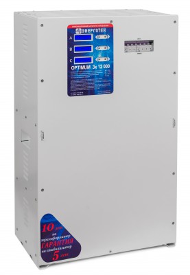 Трехфазный стабилизатор напряжения Энерготех Optimum 12000x3 -Трехфазный стабилизатор напряжения Энерготех Optimum 12000x3