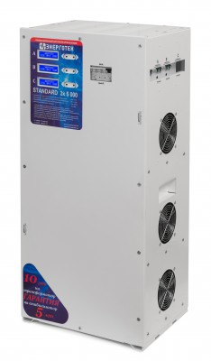 Трехфазный стабилизатор напряжения Энерготех Standard 5000x3 -Трехфазный стабилизатор напряжения Энерготех Standard 5000x3